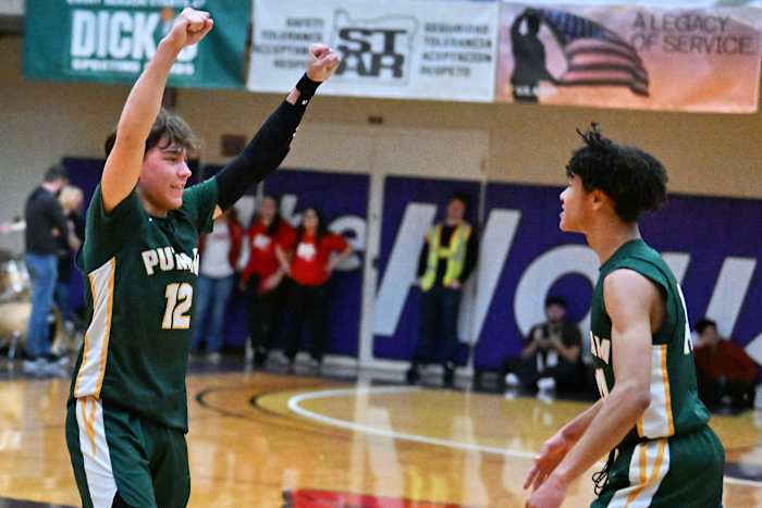 a Putnam North Eugene 5A Oregon boys basketball quarterfinal 2024 Leon Neuschwander 71